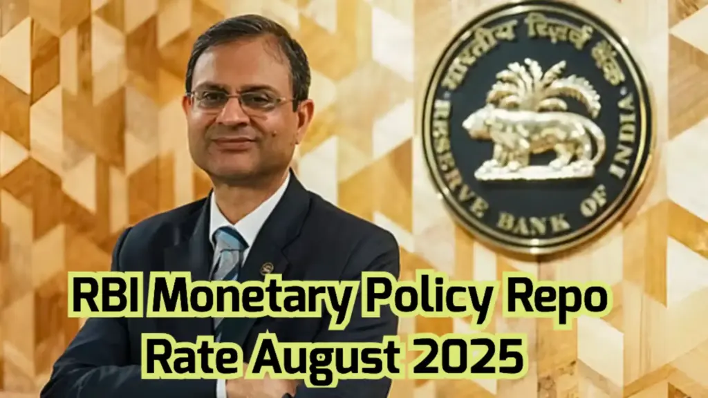 RBI Monetary Policy Repo Rate 2025: What the August 2025 Decision Means for India’s Economy